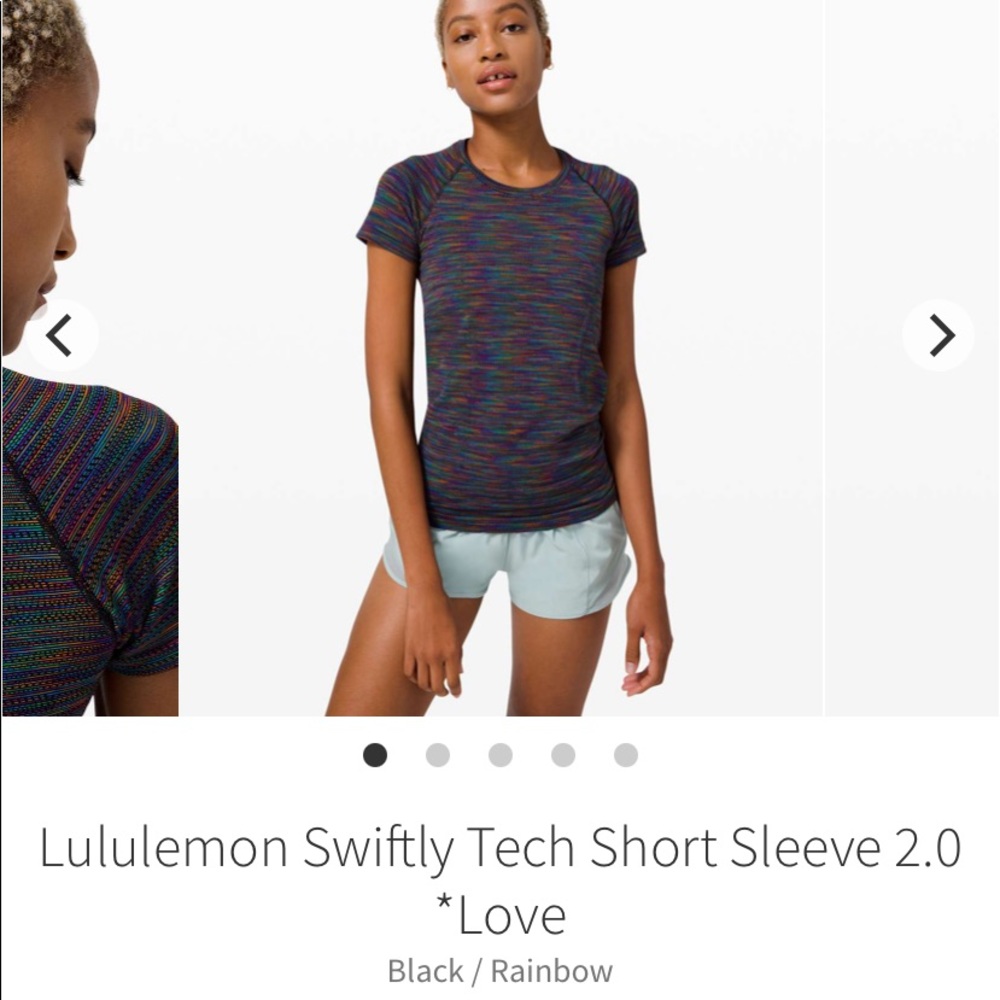 ❌SOLD❌Lululemon Rainbow Love Swiftly Tech